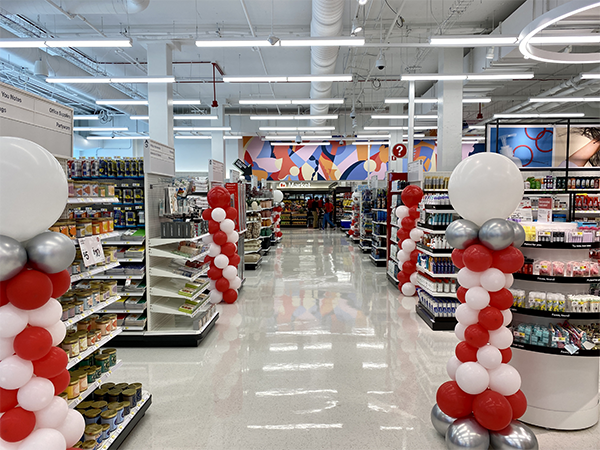 Target store interior