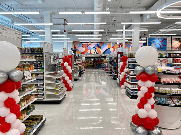 Target store interior