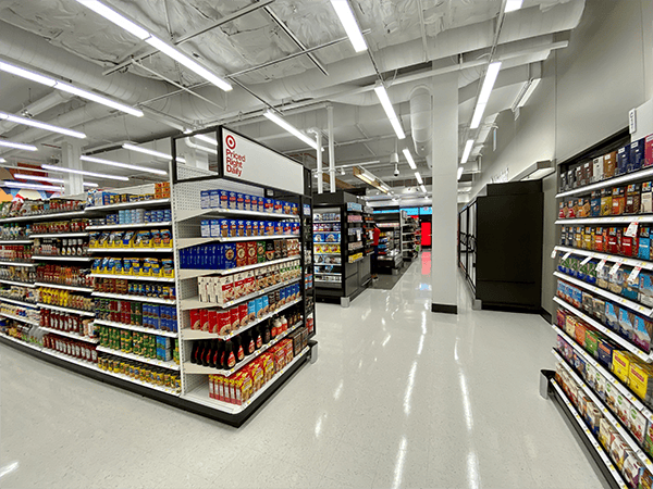 Target store interior