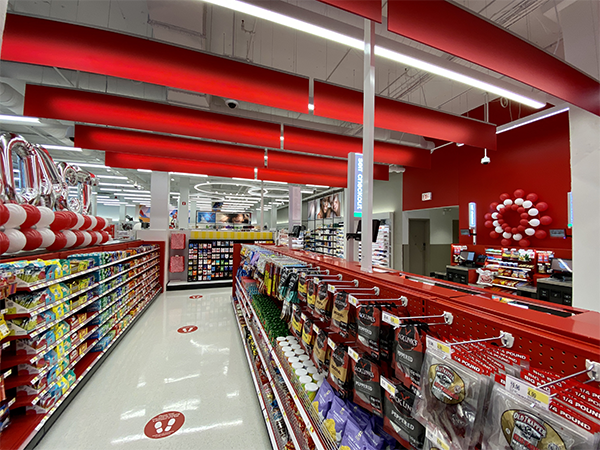 Target store interior